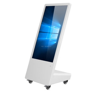43 Inch Semi Outdoor LED Mobile Advertising Digital Signage Human Walking Digital Billboards