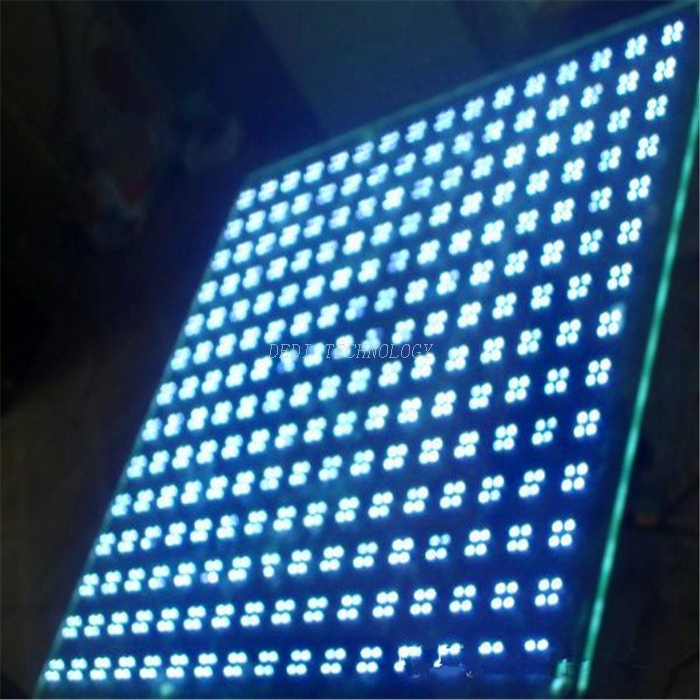 New Smart Glass China Manufacturers Tempered Flashing LED Light Panel Glass