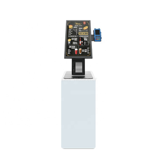 21.5 inch self interactive kiosk payment with printer