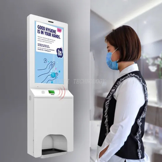 2020 New Product for Hospital Safeguard Hand Instant Digital Hand Sanitizer Kiosk with or Non-Touch Screen