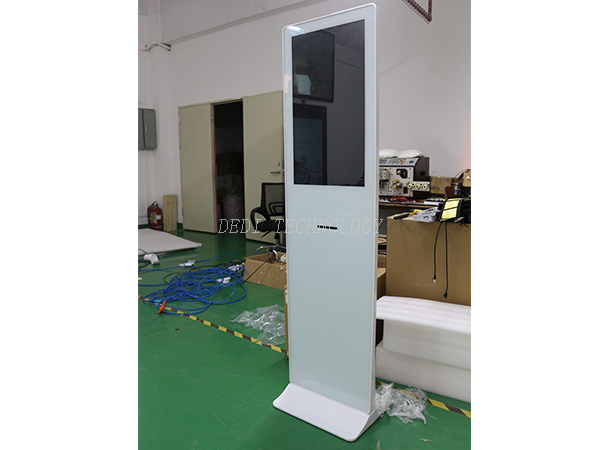27inch capacitive touch screen kiosk build in with PC and thermal printer 80MM