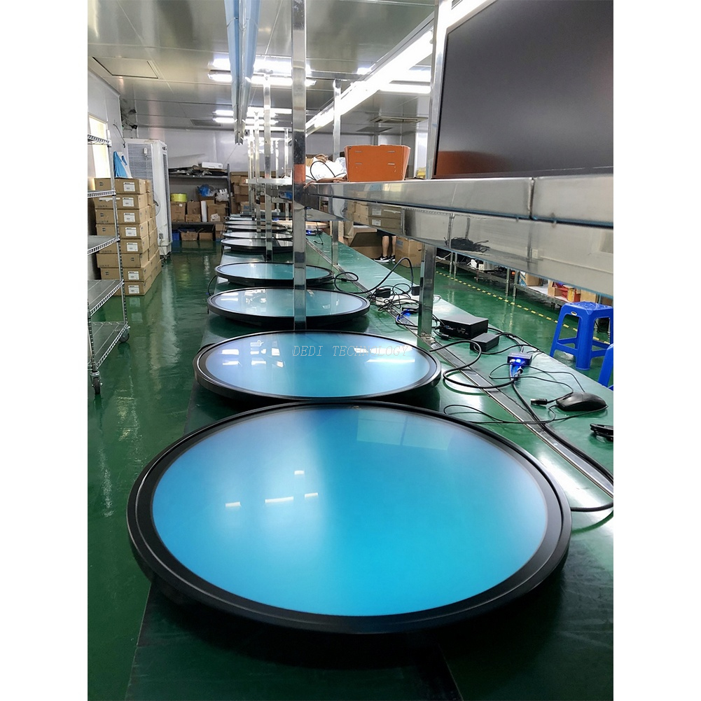 23.6inch 848*848 Indoor Outdoor Circular Display Round LCD TV Screen Display for Advertising