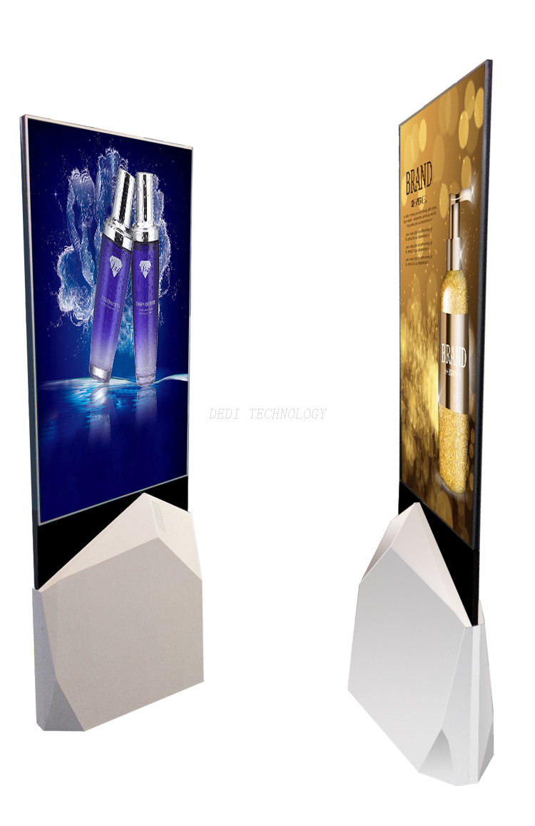 Dedi 55″ Double Sided OLED Standing Digital Signage in Tempered Glass