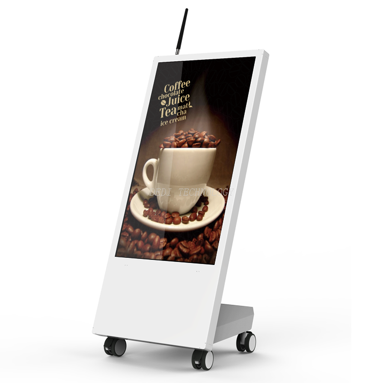 32 inch Stand Alone multadvertising Display windows or Android Digital Signage with battery powered digital signage