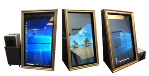 New arrival free standing photo mirror booth